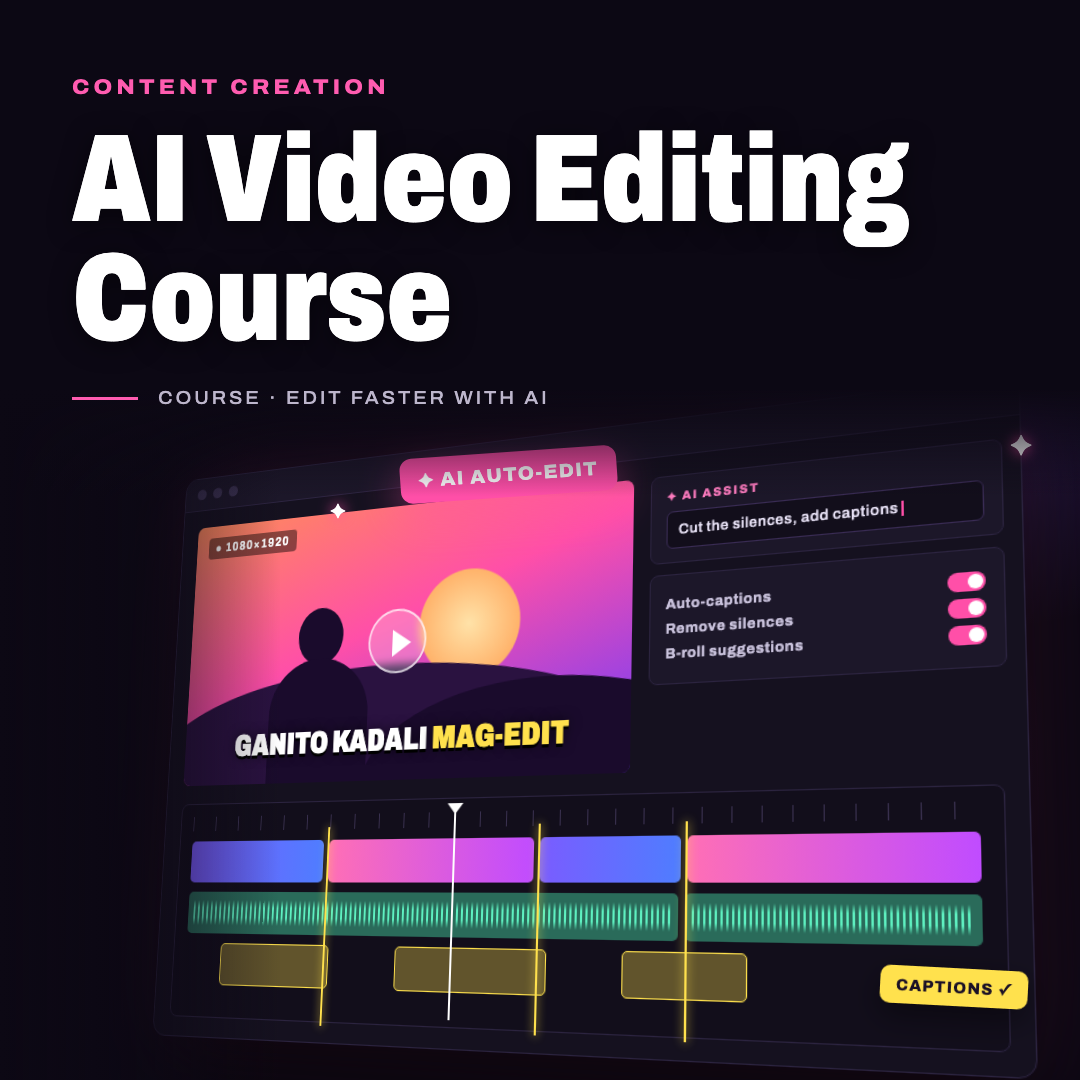 AI Video Editing Course